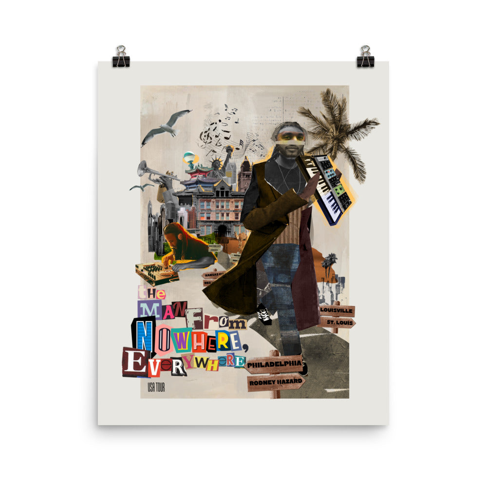 The Man From Nowhere, Everywhere Tour Poster