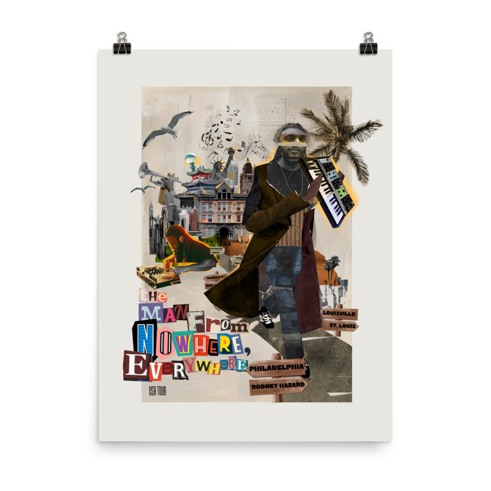 The Man From Nowhere, Everywhere Tour Poster
