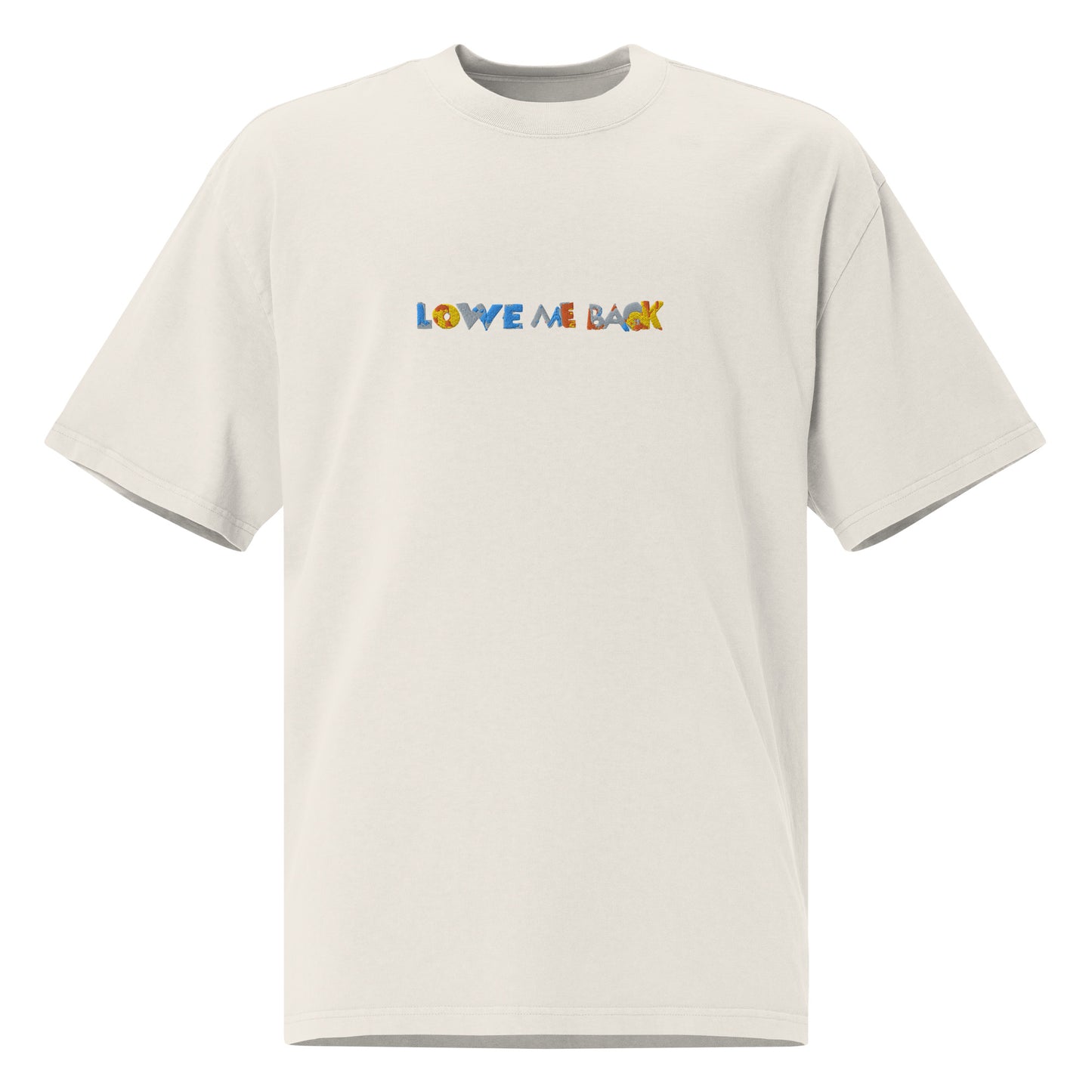 Embroidered Love Me Back t-shirt