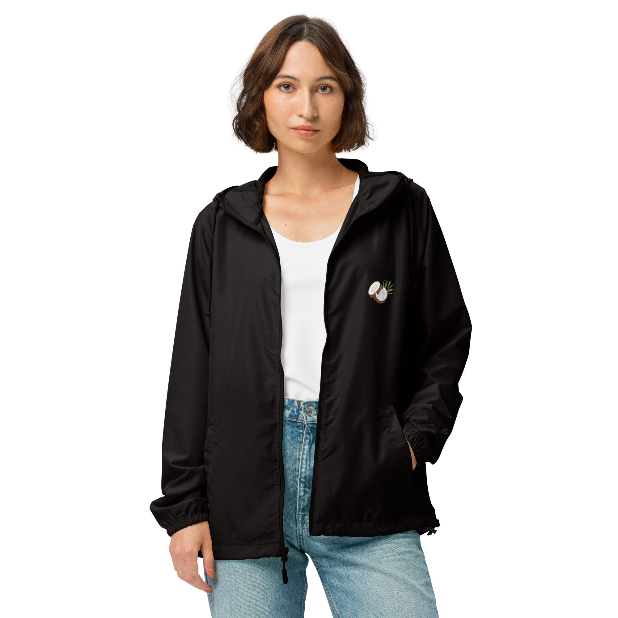 Vans alliance black elongated best sale windbreaker jacket